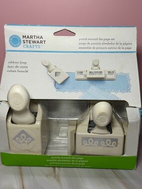Martha Stewart Crafts - Punch Around the Page Set - Ribbon Loops